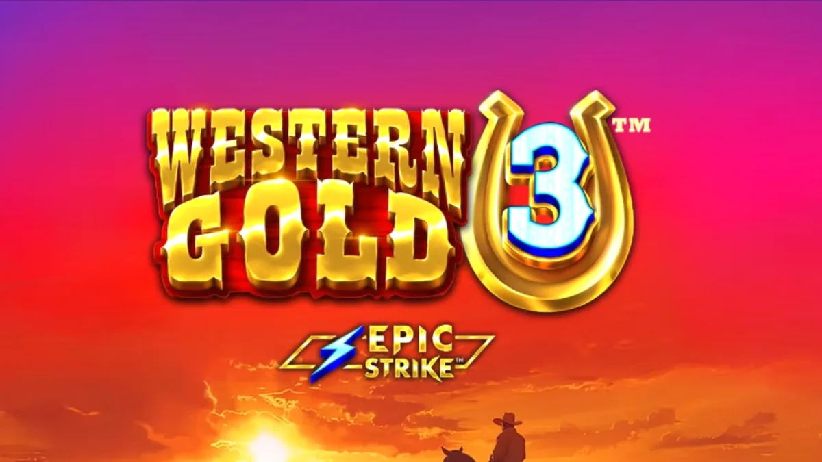 Giao diện trò chơi Western Gold 3 với phong cách miền Tây