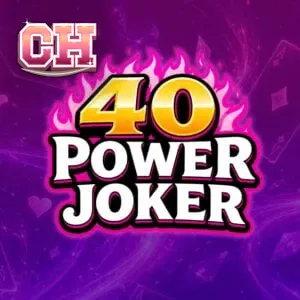 Giao diện trò chơi 40 Power Joker với các biểu tượng trái cây cổ điển